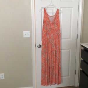 Tropical maxi dress